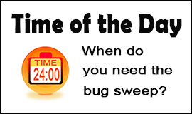 Bug Sweeping Cost in Fareham